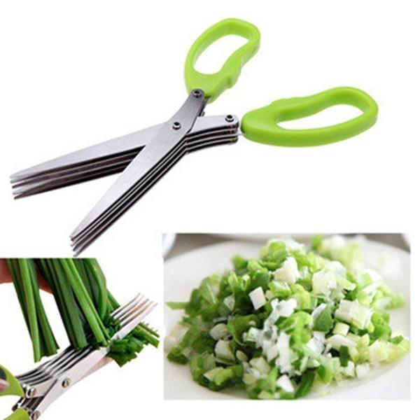 Multi-functional 5 Layer Stainless Steel Scissors