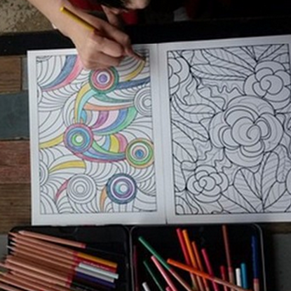 Clearance Stress Relieve Adult Coloring Book