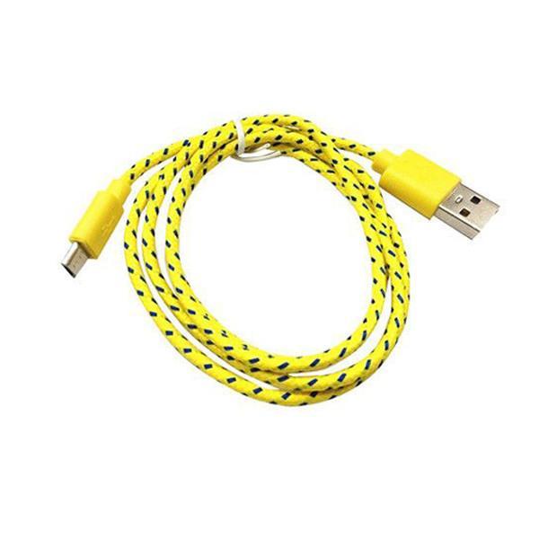 1m Android Woven Round Wire V8 Cable