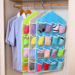 Clearance Foldable Wardrobe Hanging Bags Socks Clothes Storage Bag