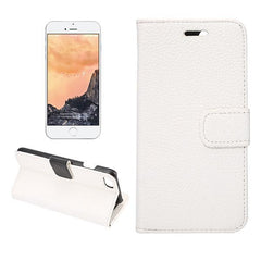 Litchi Pattern Leather Flip Phone Case For iPhone