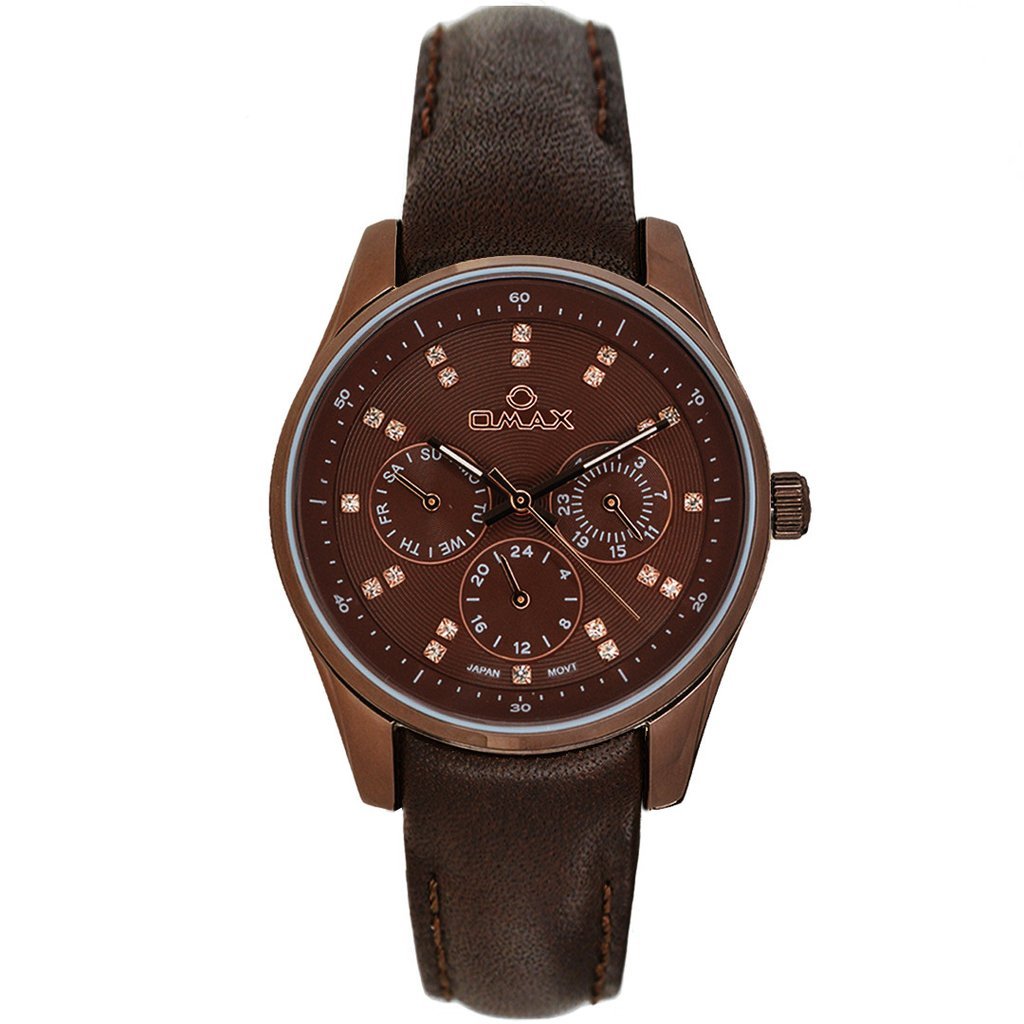 BAILEY MULTI-FUNCTION LEATHER BAND WATCH