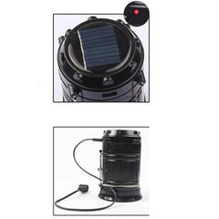Clearance Solar Outdoor LED Camping Light With Portable Charging Power Bank