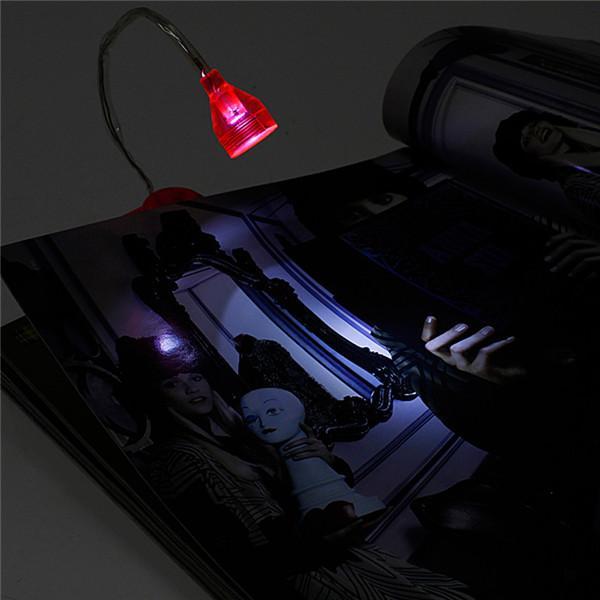 Mini LED Clip on Adjustable Book Night