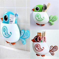 Clearance Bird Pattern Tooth Brush Holder