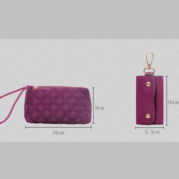 Clearance Women's Leather and Ruched Design Bag Set