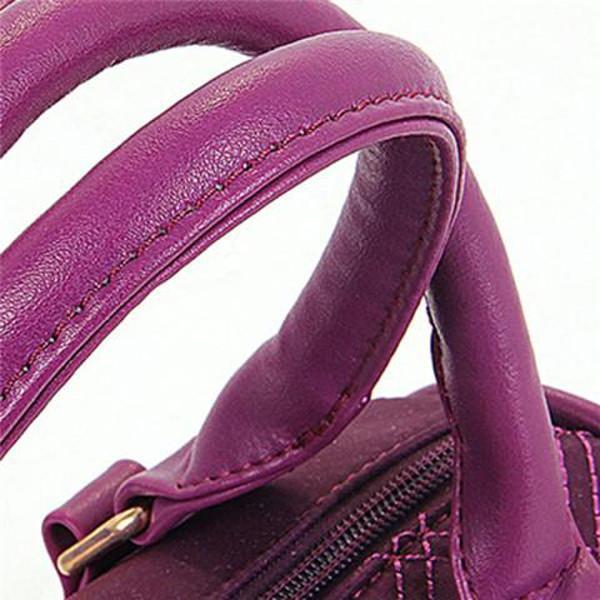 Clearance Women's Leather and Ruched Design Bag Set