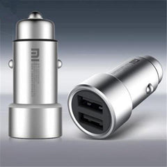 Clearance Fast Charging Car Charger Metal Style - SILVER