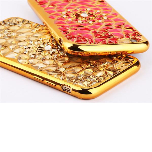 Luxury Diamond Flower Phone Case For iPhone 7 7 Plus