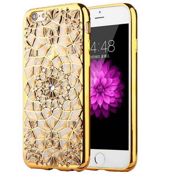 Luxury Diamond Flower Phone Case For iPhone 7 7 Plus