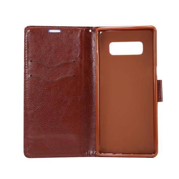 Flower Cloth Leather Case With Stand For Samsung Note 8