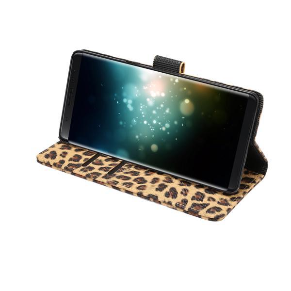 Leopard Phone Case With Stand For Samsung Note 8