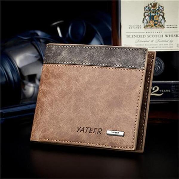 Clearance Leather Cards Holder Men Wallet