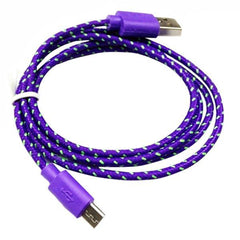 1m Android Woven Round Wire V8 Cable