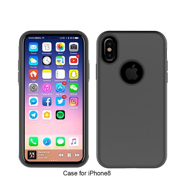 2 in 1 Durable Double Phone Case For iPhone 8