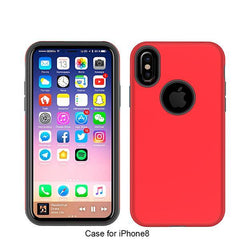 2 in 1 Durable Double Phone Case For iPhone 8