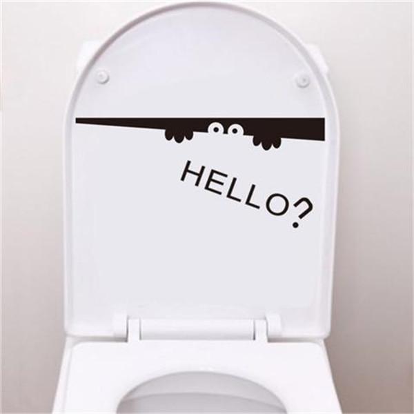 Clearance Big Mouth Toilet Stickers Wall Decorations