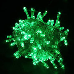 17-Meter String of 100 LED Solar-Powered Fairy Lights