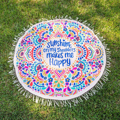 Clearance Mandala Round Sunshine Mat