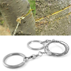 Silver Steel Wire Saw Emergency Outdoor Survival Tool