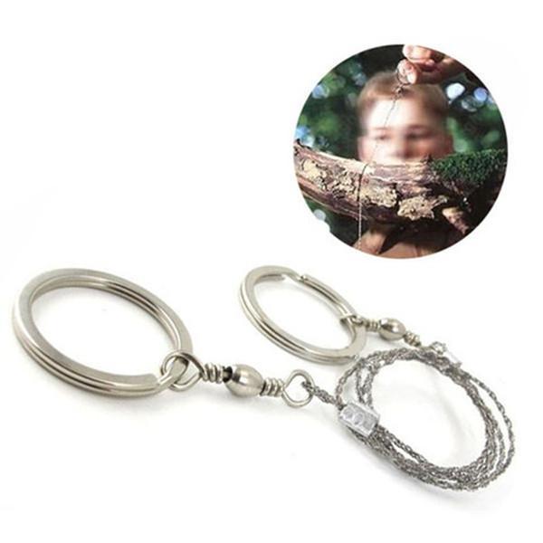 Silver Steel Wire Saw Emergency Outdoor Survival Tool