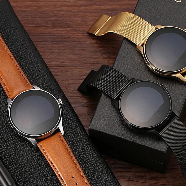 Smart Watch For iOS and Android with Heart Rate Monitor and Bluetooth - Metal