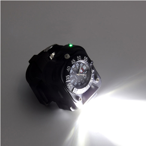 Multi-functional USB Watch with a Rechargeable Flashlight